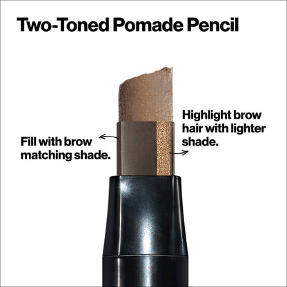 REVLON Colorstay Browlights Pomade Pencil: Soft Brown