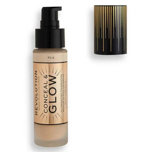 REVOLUTION Conceal & Glow Foundation: F 2