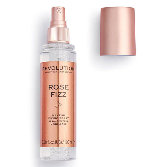 REVOLUTION Precious Stone Makeup Fixing Spay: ROSE FIZZ