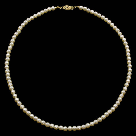 Kinsley 6mm Simulated Ivory Pearl Necklace - 20"