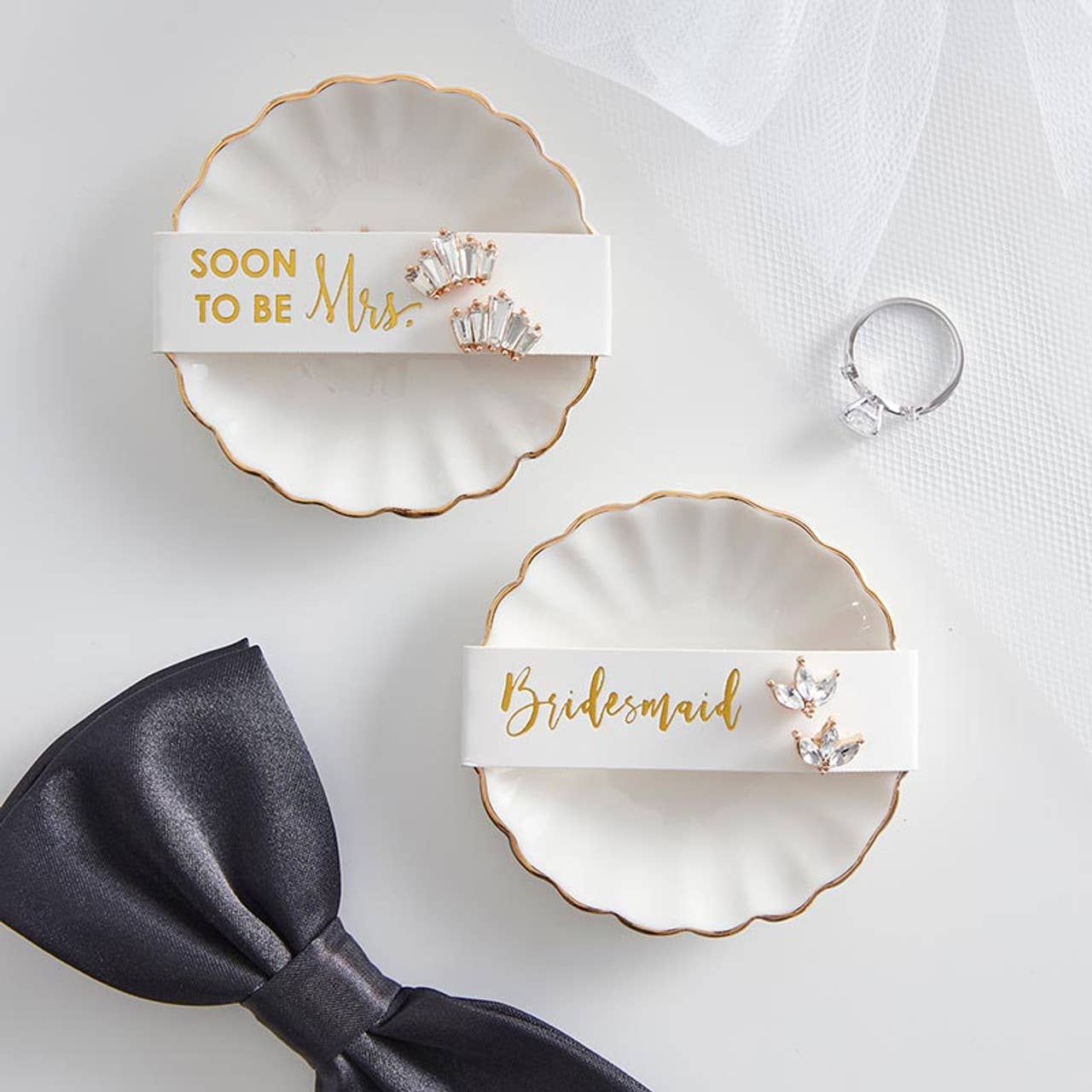 Earring + Tray Set-Mrs