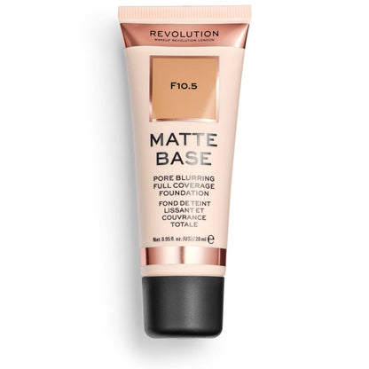 REVOLUTION Matte Base High Cover Foundation: F 1